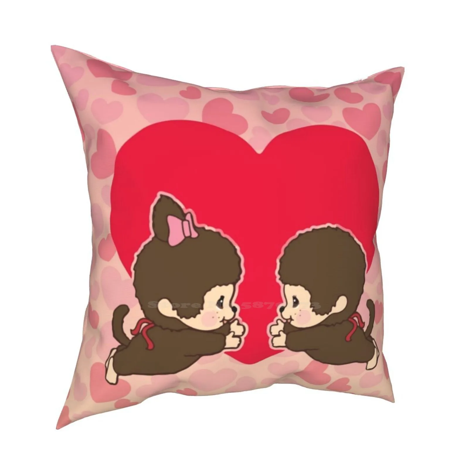 С большим сердцем домашний диван автомобильная поясная наволочка モンッチ Monchitchi
