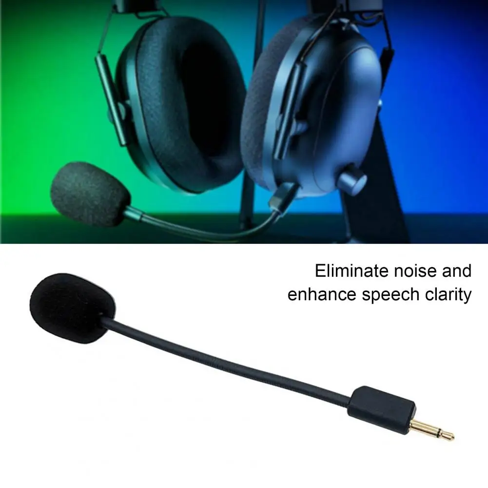 Сменный съемный микрофон Aux с пеной для Razer- BlackShark V2 Pro Беспроводная игровая