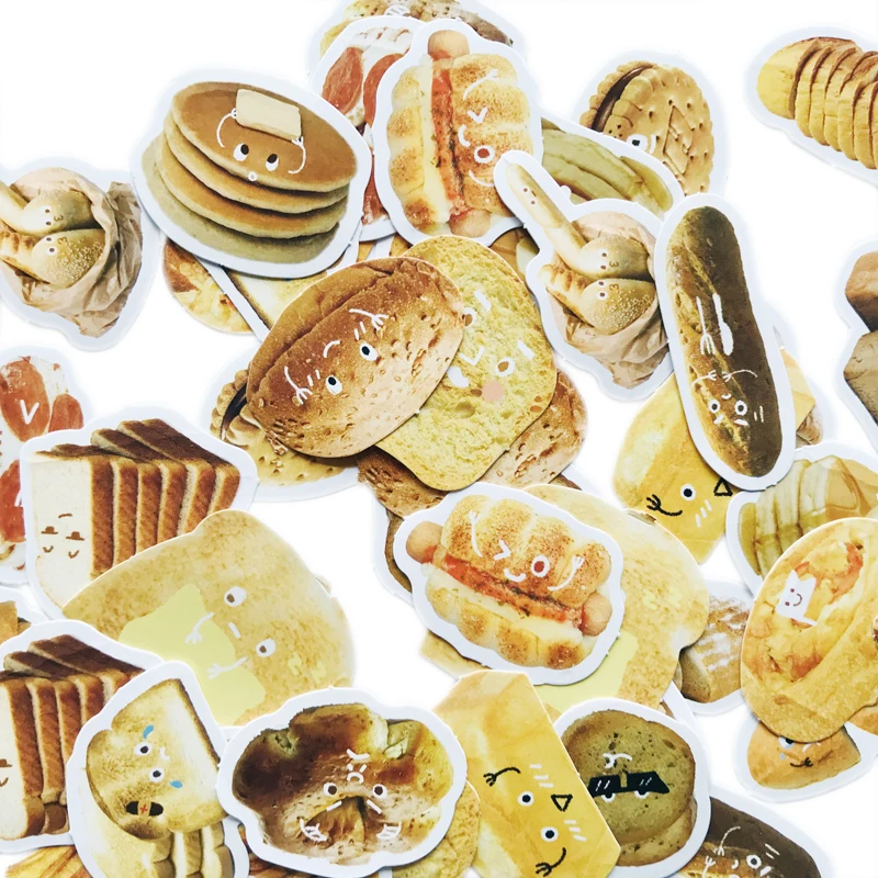 46 шт./упак. Милая клейкая бумага для хлеба Yummy блокнот альбом дневник декоративная