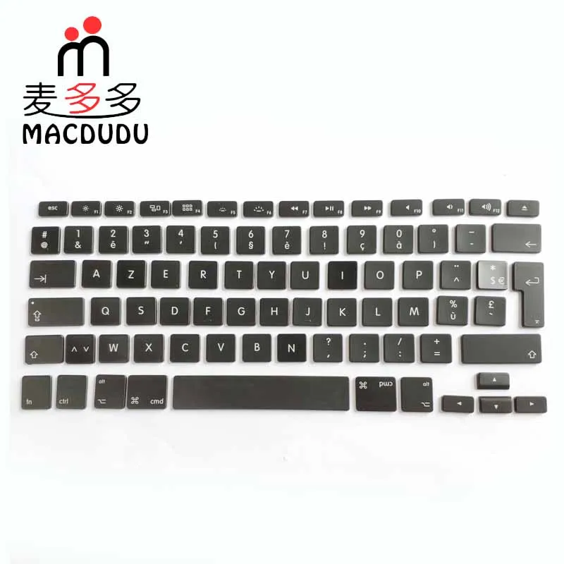 Новый ноутбук AZERTY FR французская Французская клавиатура клавиши для Macbook Pro A1278 A1286