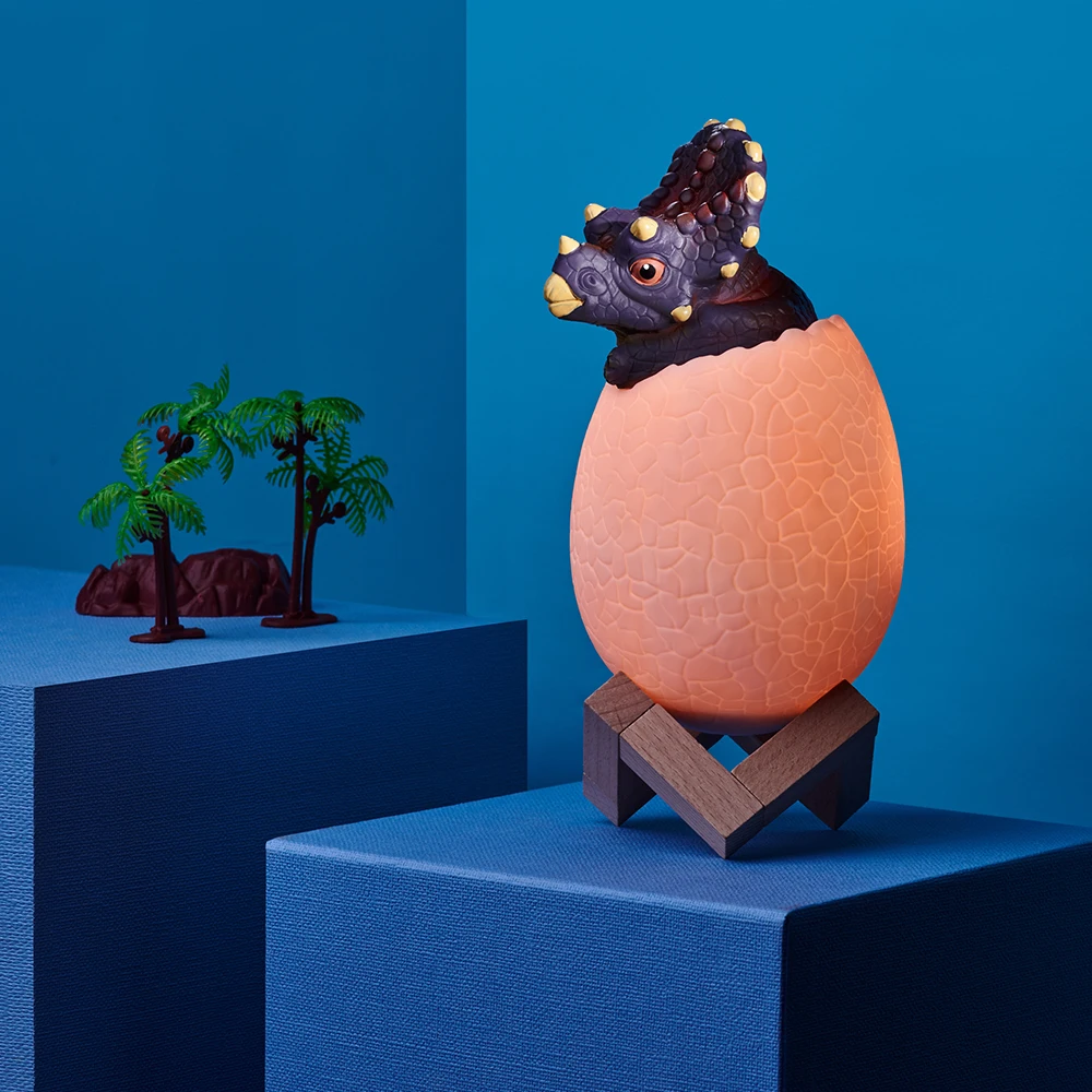 Пульт дистанционного управления Динозавр яйцо 3D ночник перезаряжаемое