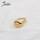 Joolim высокого класса 18K Золото PVD модные уплотнительные кольца в форме бабочки для женщин ювелирные изделия из нержавеющей стали оптом