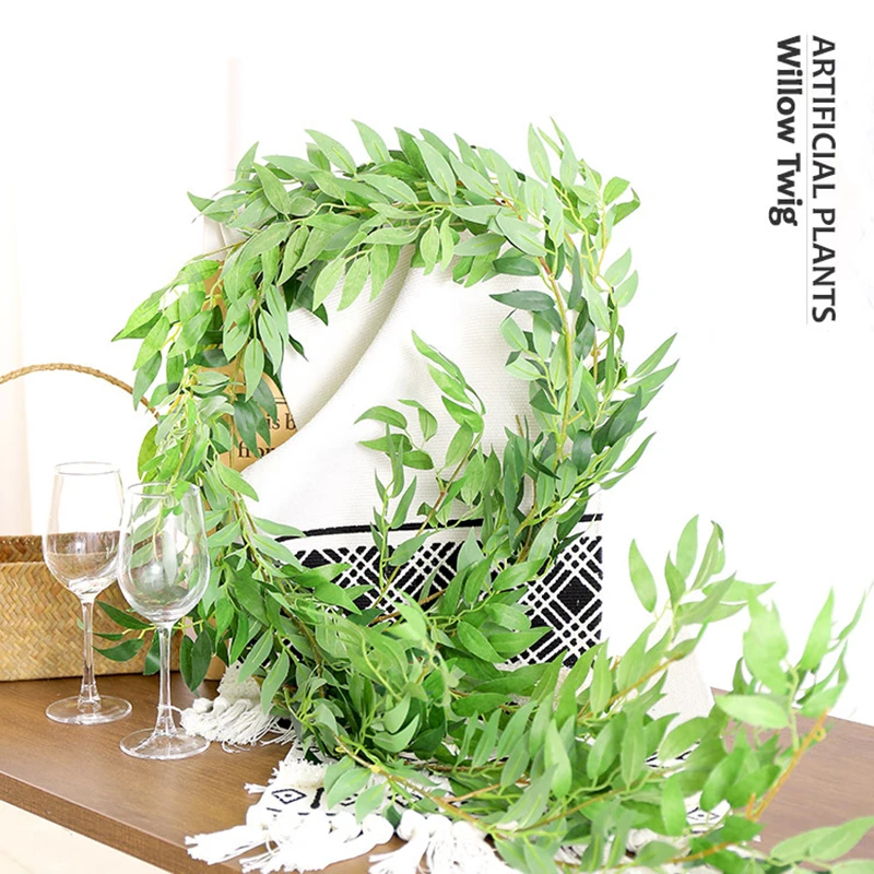 Искусственные Висячие растения ивовые искусственные лозы веточки для