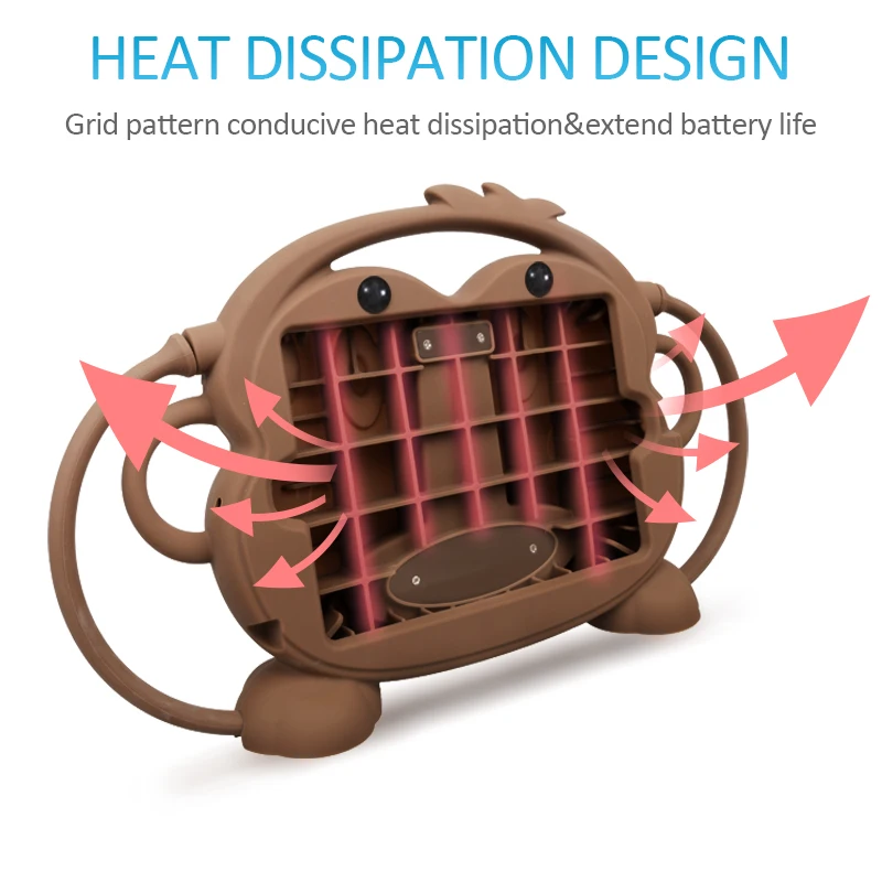Детский силиконовый чехол CHINFAI ударопрочный нетоксичный для iPad 2018 2017 Air2 Pro 9 7