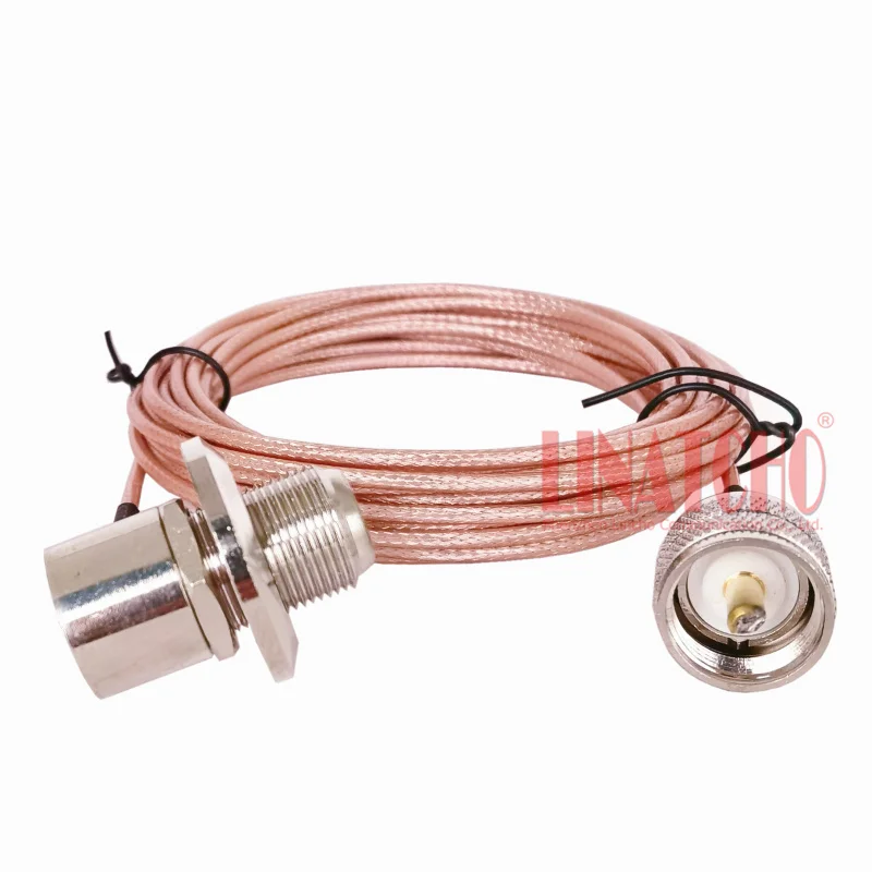5 Meter PL259 UHF Male to Female Antenna Cable Coaxial RG316 Low Loss Car Radio Antenna Extension Cable