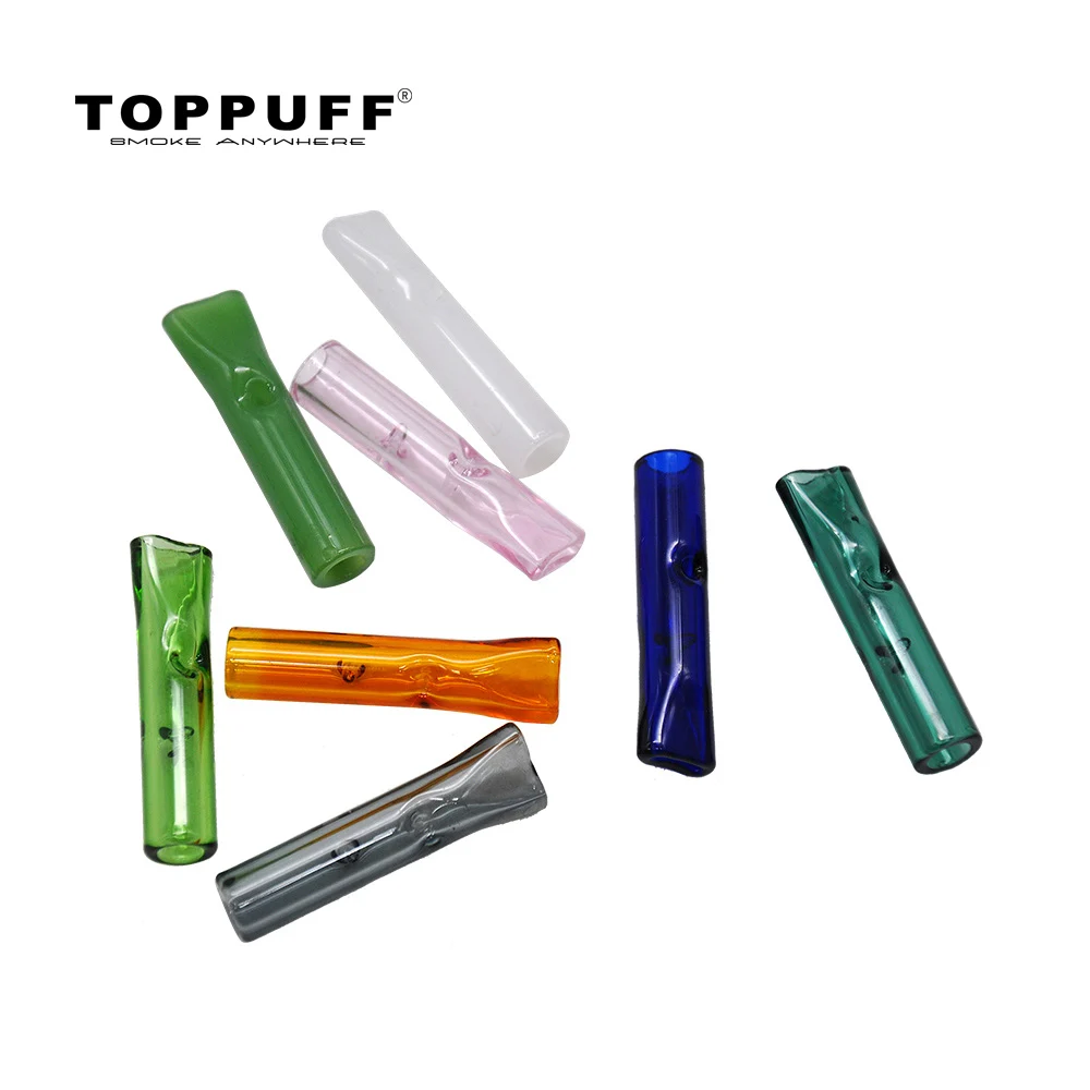 HORNET 5pcs Glass Reusable Paper Flat Rolling Filter Tips Mouth 36MM Hand Rolls Cigarette Holder Cone Maker | Дом и сад