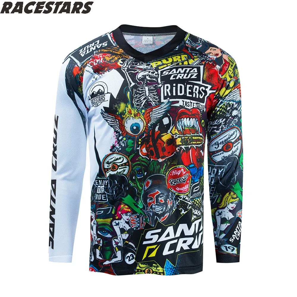 Джерси для мотокросса горный горного туризма Enduro MX велосипедный велосипеда DH
