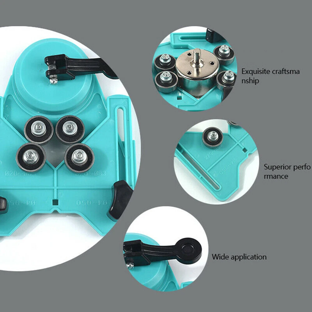 

16PCS Drill Guide Glass Vacuum Base Sucker Tile Glass Ceramic Marble Core Drill Bit Cutter Hole Saw Openings Locator