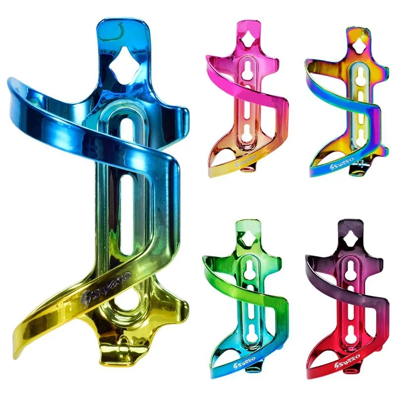 

2pcs 2021 New SWTXO Bicycle Water Bottle Cage Ultralight Aluminum Alloy MTB Road Bike Water Bottle Holder Drink Cup Bracket