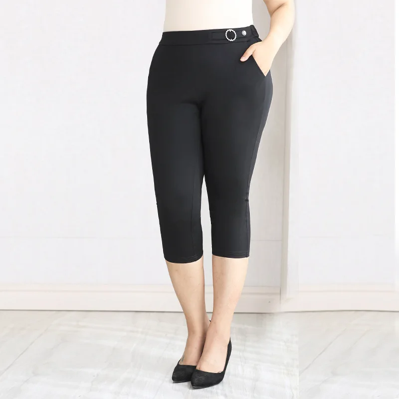 

Брюки-карандаш женские с завышенной талией, T61603