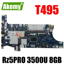 Akemy For Lenovo ThinkPad T495 Notebook Motherboard FA495 NM-C131 CPU Rz5PRO 3500U RAM 8GB Tested testing FRU 02DM035 02DM034