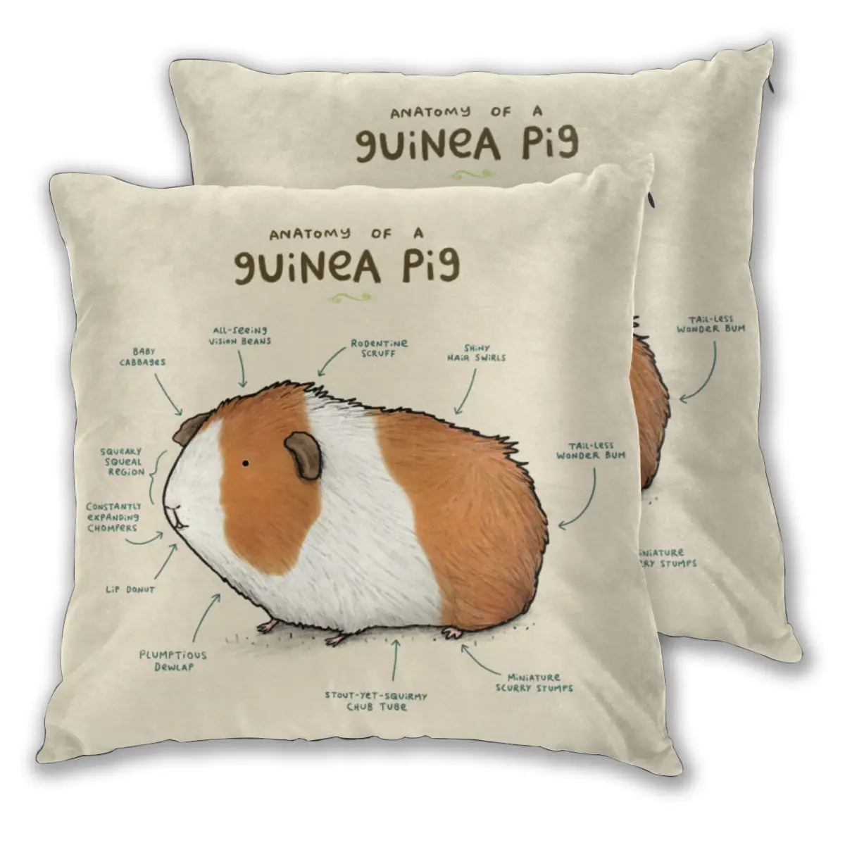 Диванные подушки Чехол Анатомия морская свинья Диван декоративные накидка для |