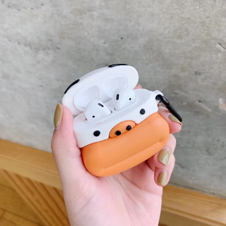 Чехол с 3D рисунком для Airpods, Модный чехол для наушников, чехол для Airpods 1 2, чехол для гарнитуры Etui, беспроводной чехол для наушников