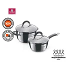 Набор посуды Rondell 4 предмета (кастрюля скр 20 см, ковш скр 16 см) Flamme 340