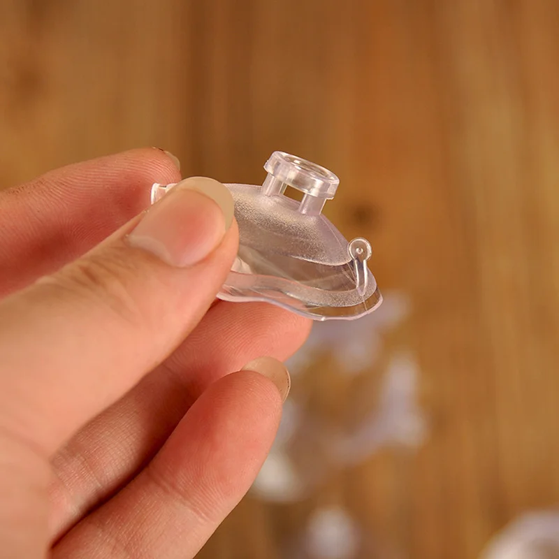 10 шт. 4 см вакуумные прозрачные грибные головки крепкие пластиковые присоски