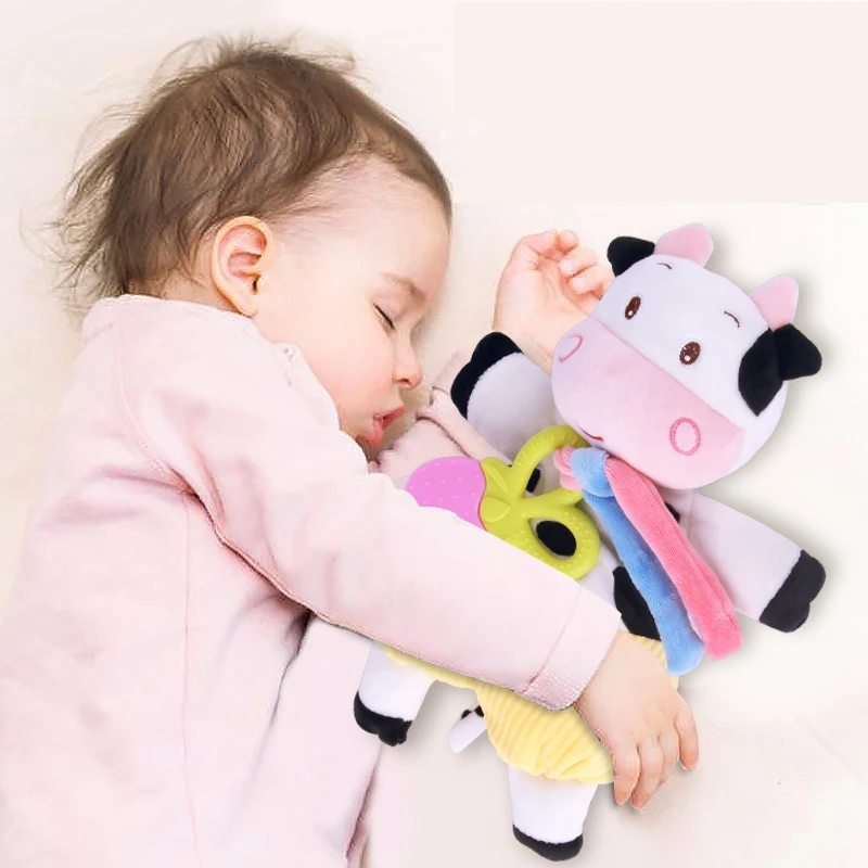 

Baby Stuffed Animals Plush Toy For Newborns 0 12 Months Baby Sleep Plush Rattle Toy Toddler Teething Rattle Kids Dolls Girl Gift
