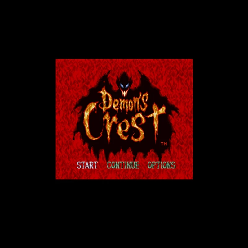 

Игровая карта Demon's Crest NTSC, 16 бит, 46 пин, серая, для игроков в США