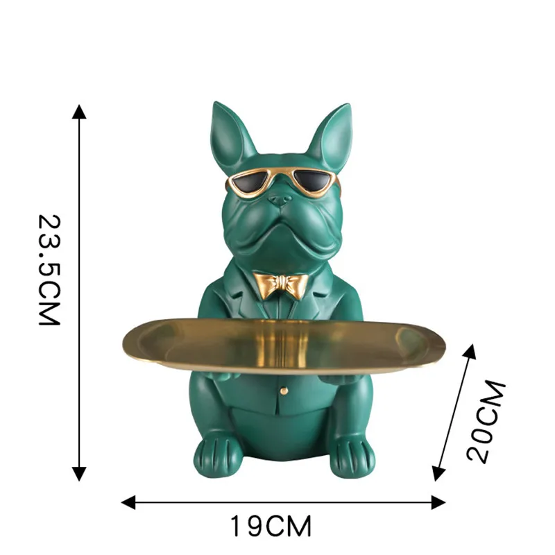 Декор для домашней комнаты статуэтка крутой бульдог скульптура украшение стола