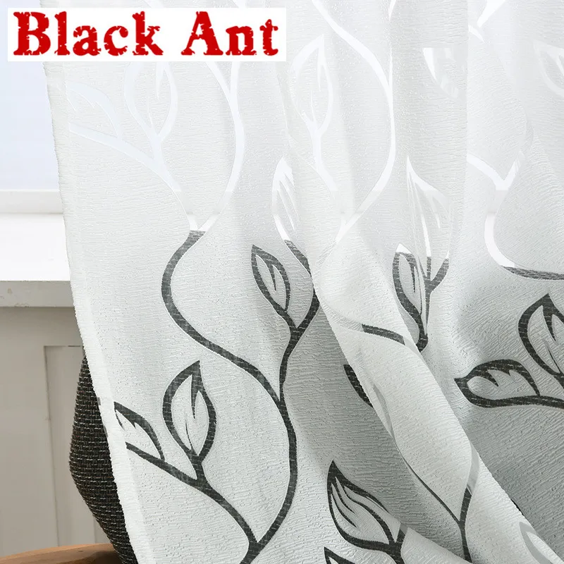 Белые прозрачные Шторы для Гостиная роскошное полое из тонкой прозрачной ткани