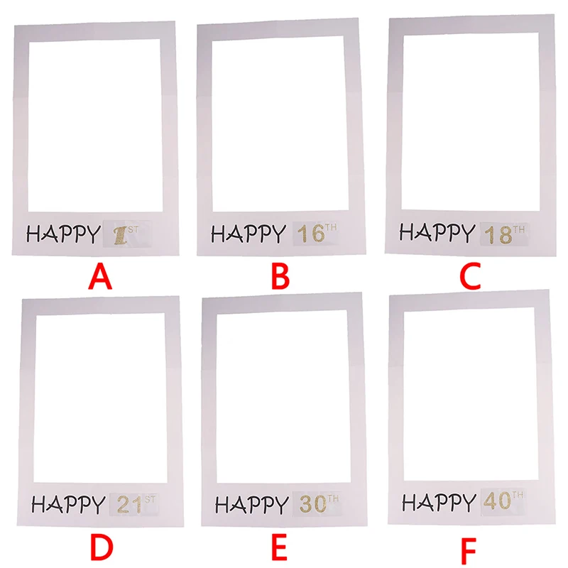 Рамка юбилей 30 лет украшения для вечеринки в честь Дня рождения подарок 1/16/18/21/30/40