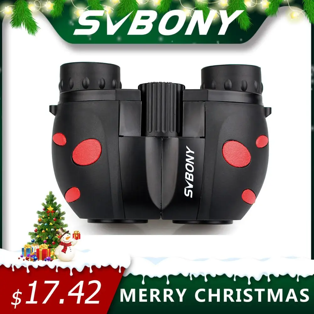 Детский профессиональный бинокль SVBONY 8x21 телескоп для наблюдения на открытом