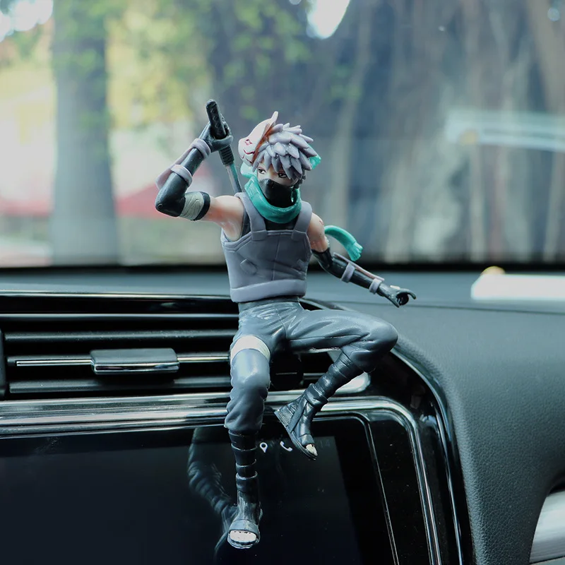 

Naruto Ninja Anime Ornaments Anbu Kakashi Car Ornaments Naruto Sasuke Doll Center Console Decoration