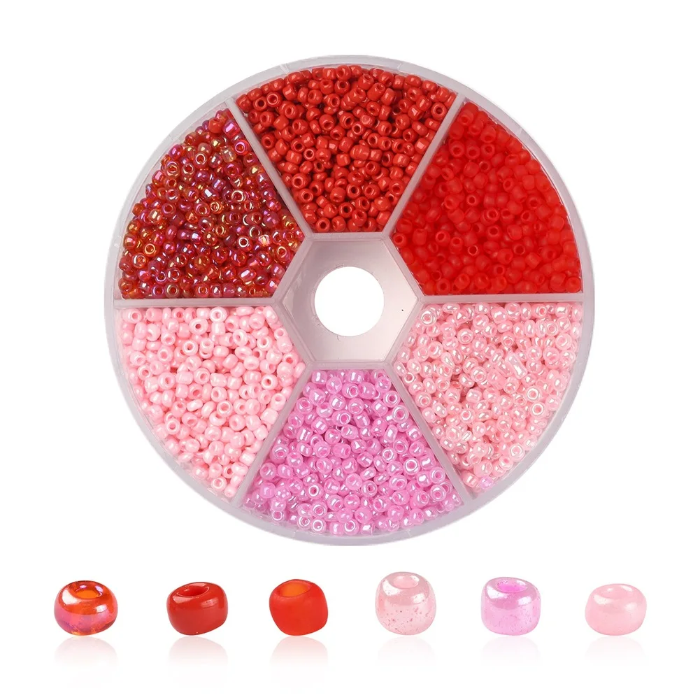 

6 Cell 2/3/4mm Effect of The Lacquer That Bake Charm Czech Glass Seed Beads DIY Bracelet Beads for Jewelry Making Accessories
