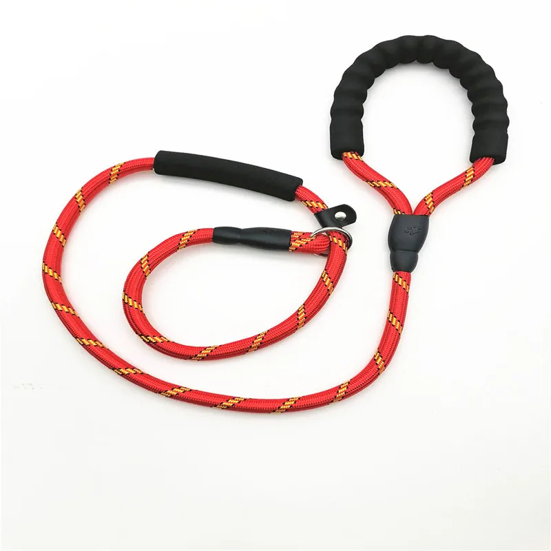 

Нейлоновые поводки для собак, поводки с мягкой ручкой для прогулок, светоотражающие товары для питомцев