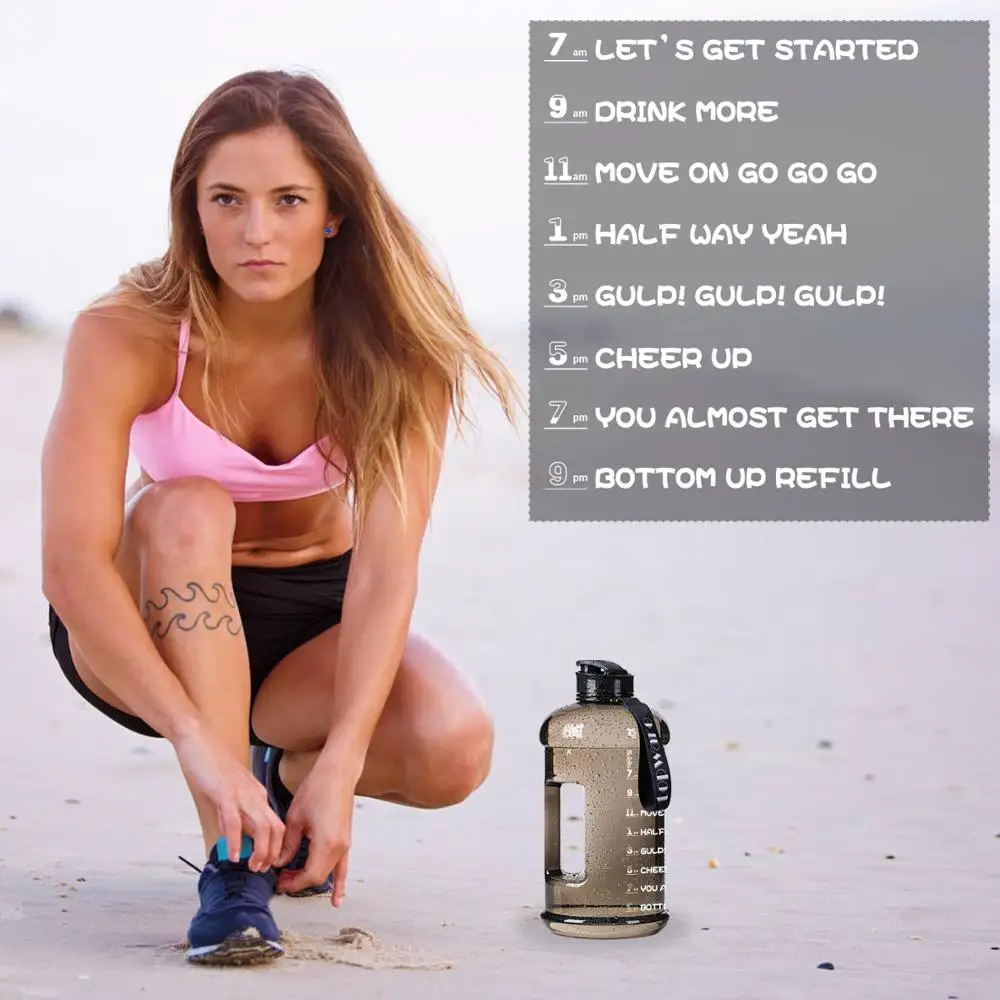 Бутылки для воды оптом с петлей переноски большой рот отлично подходит пеших