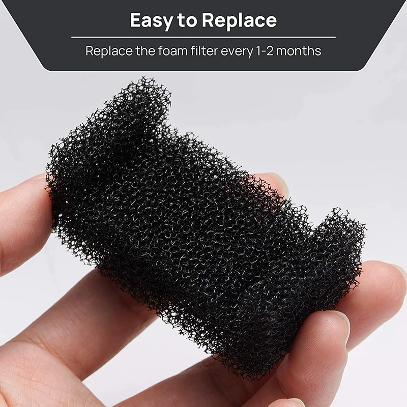 Губчатый фильтр для кошачьей воды сменный питьевой фонтанчик из поролона