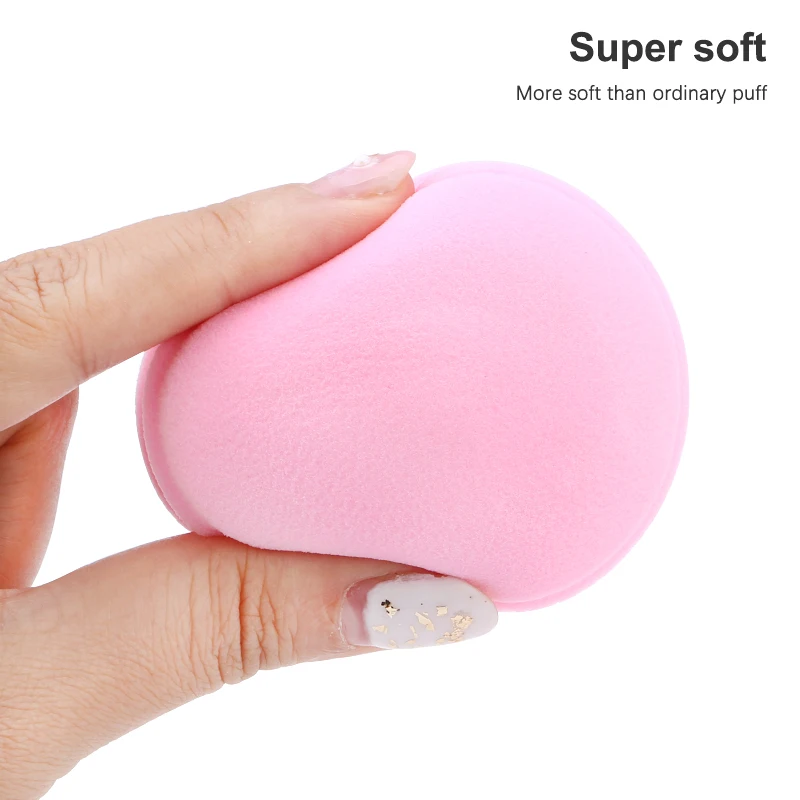 Губка для макияжа милая круглая губка нанесения основы под макияж спонж