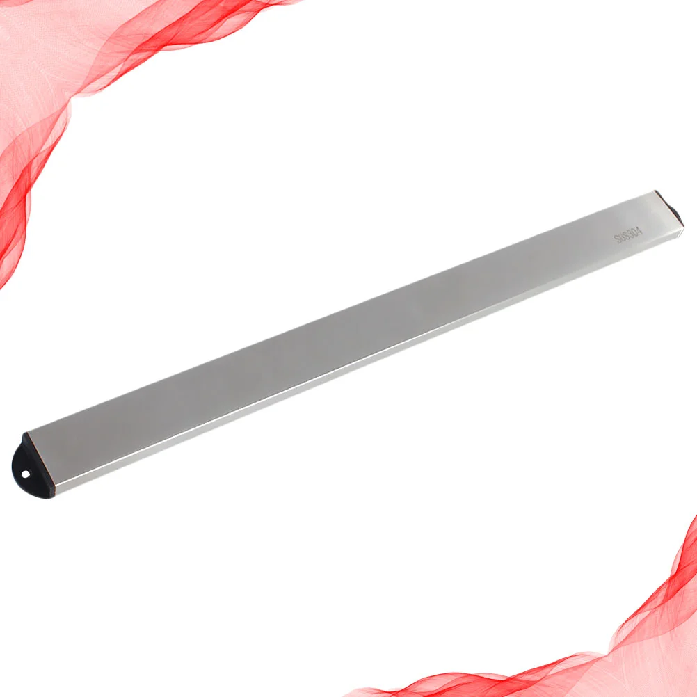 

1Pc 12Inches Magnetic Kitchen Chopper Rest Magnetic Kitchen Cutlery Rest Cutlery Holder Hotel Home Cutlery Support (Silver)