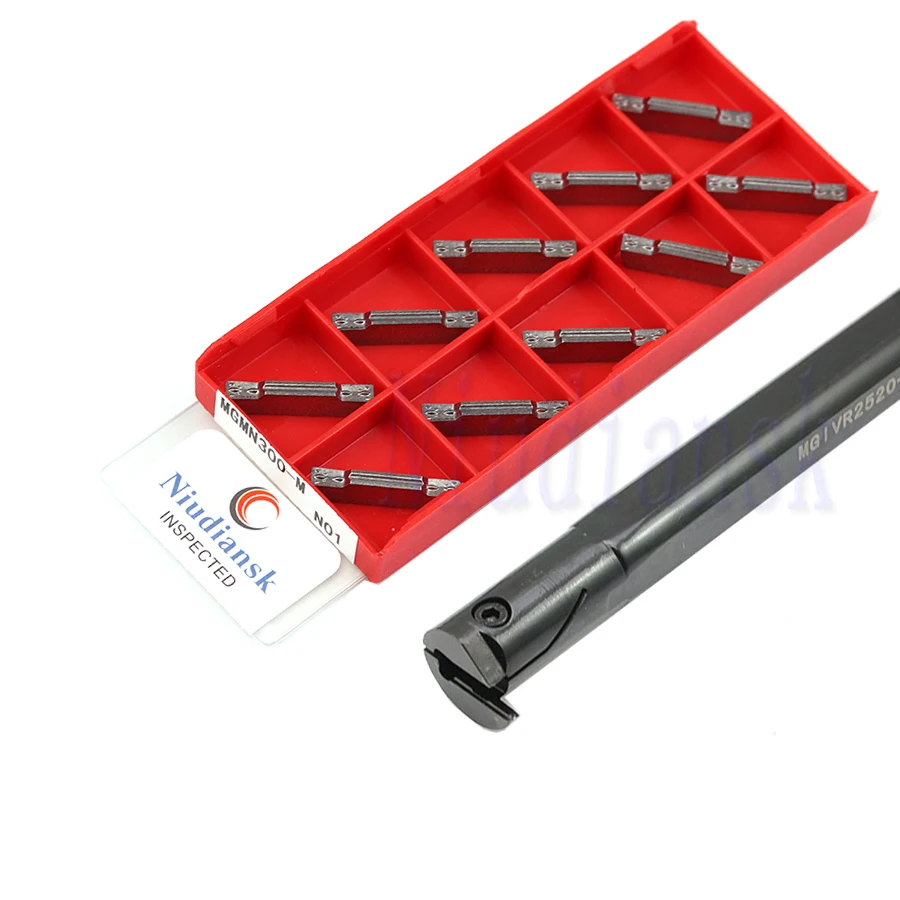 

10 Pcs MGMN150 MGMN200 MGMN250 MGMN300 MGMN400 Carbide Inserts 1 Pc MGIVR2520 MGIVL2520 Grooving Tool Holder CNC Lathe Tool Set