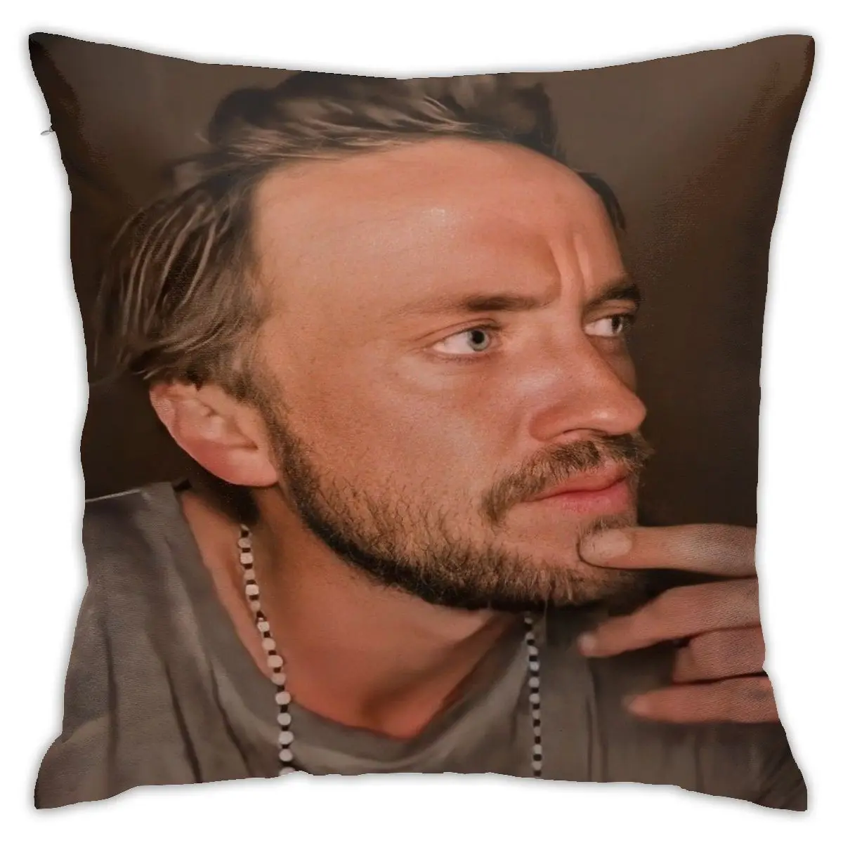 

Чехол-наволочка с рисунком Tom Felton, размеры 40x40 см