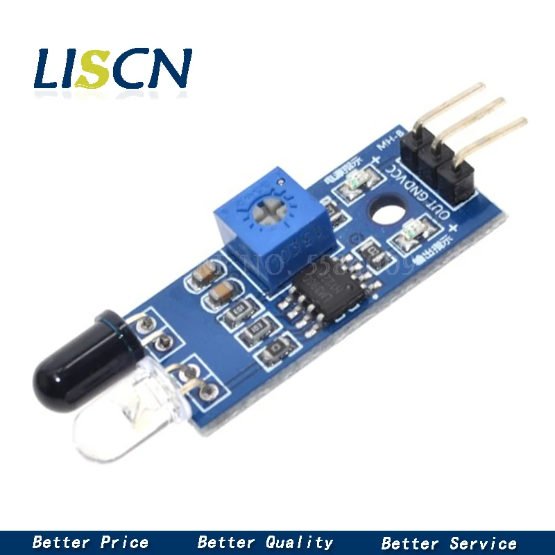 10 шт./лот умный автомобильный робот отражающий фотоэлектрический 3pin ИК