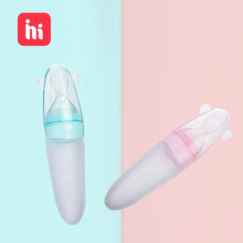 Прекрасная безопасная детская кормушка с ложкой для риса лучший