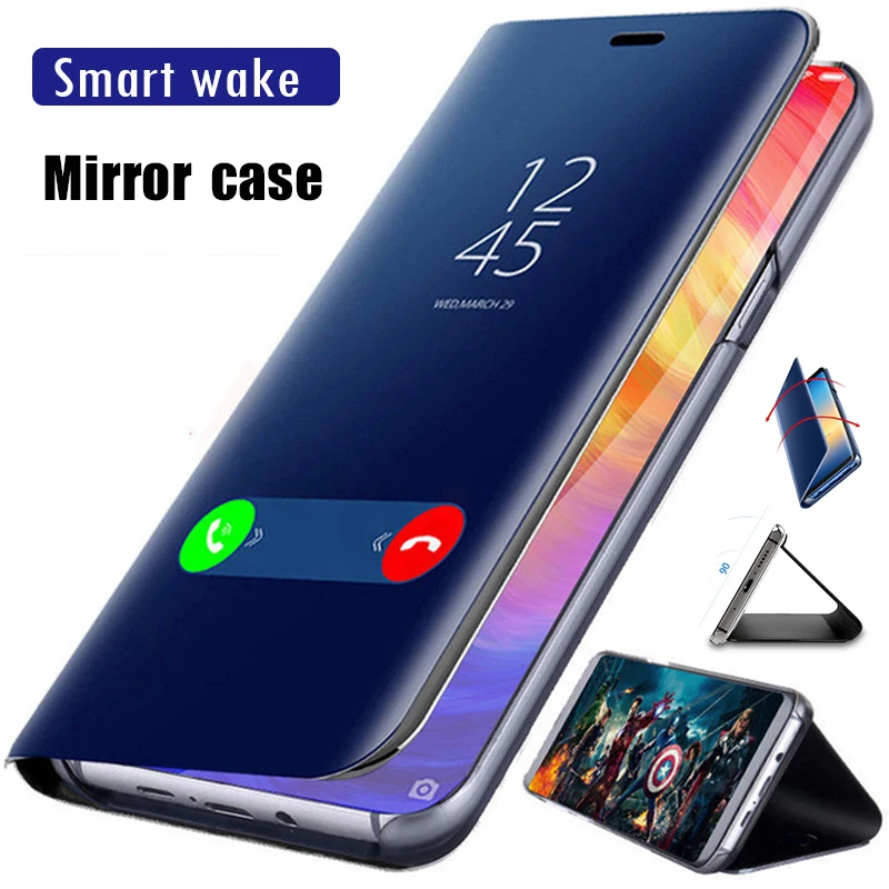 Mi ror флип чехол для Xiaomi mi 9T 9 SE 8 Lite Pro 5X 5C 6 6X чехол mi A1 A3 A2 Lite CC9 CC9E Pocophone F1 mi x 3 Max 3 Чехлы Чехол
