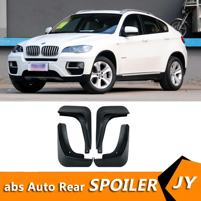 

Для BMW X6 E71 2008-2014 брызговики Брызговики передние с цветом и задним брызговиком крыло брызговиков модифицированное специальное