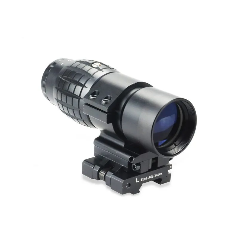 

Airsoft Tactical 3x magnifier Riflescope 3X30mm Magnifying Scope Focus Adjusted With Flip Up Mount For Hunting CS Game