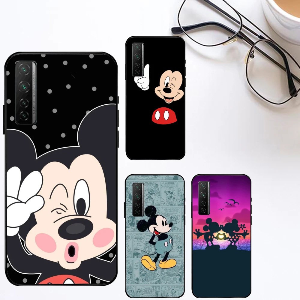 

Soft Phone Case for Huawei Nova 7 Pro Nova6SE Nova5i Pro Nova 4 Silicone TPU Waterproof Cute Mickey Mouse minnie happy