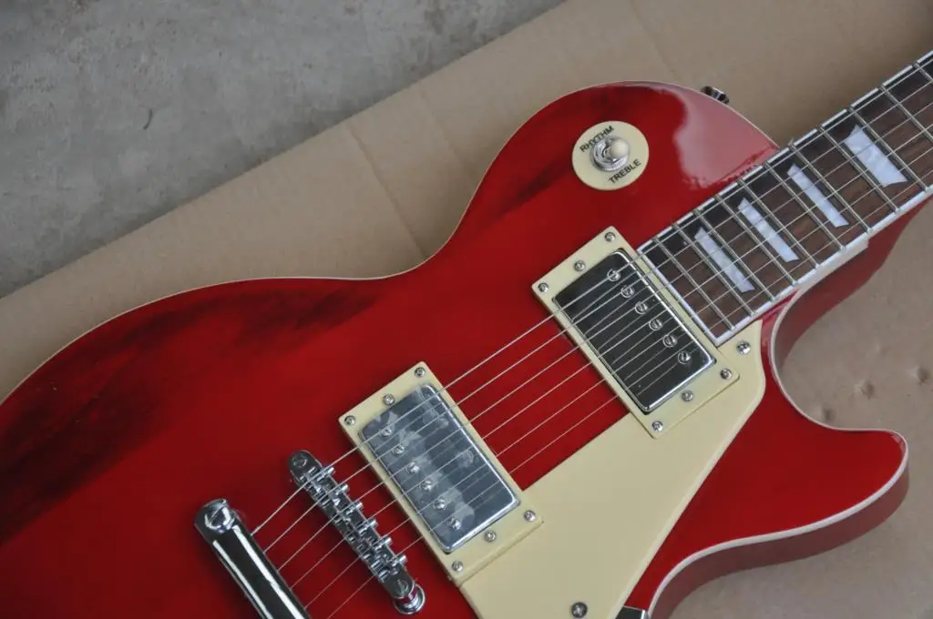 

Wholesale custom shop high quality red electric guitar standard electric guitar in stock 62