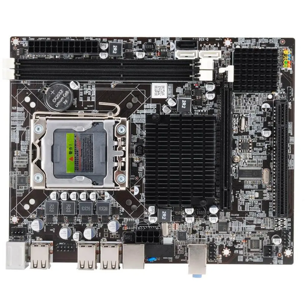X58 кабельный адаптор материнская плата LGA1366 интерфейс ЧПУ DDR3 MSATA V1.6 Системная Intel