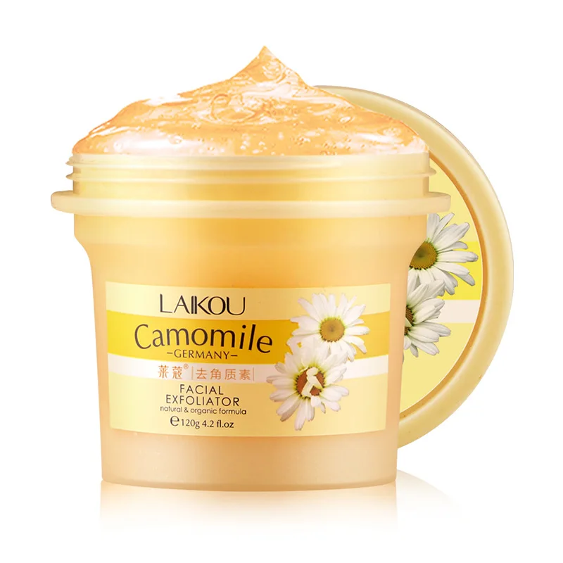 

Exfoliating Gel Moisturizing Cleans Dirt Remove Grease Whitening Brighten Repair Chamomile Extract Glycerin Face Skin Care 120g