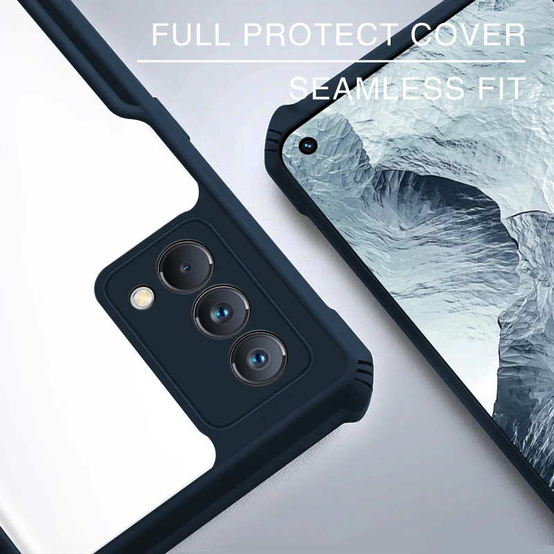 rzants for oppo realme gt master edition 5g case hard camouflage protection slim thin small hole cover free global shipping