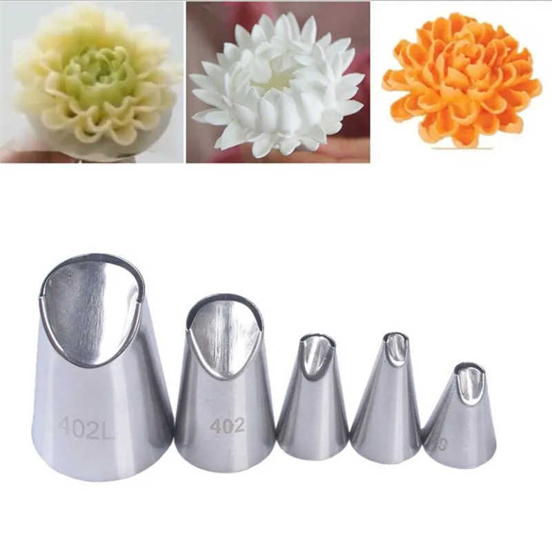 

chrysanthemum Nozzle Icing Piping Pastry Nozzles Tips Kitchen Gadget Baking Accessories Making Cake Decoration Tools