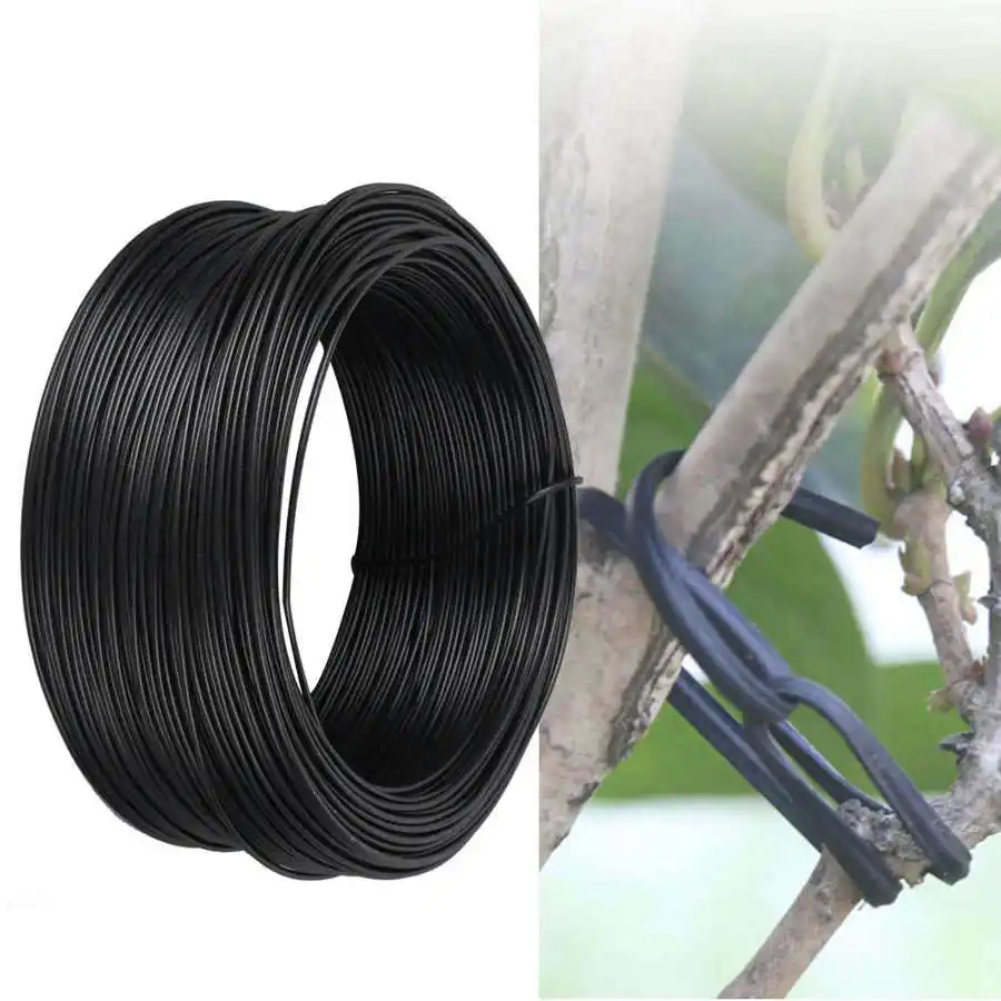 

Galvanized Iron Wire Cable Tie Fastener Hardware Accessory 100-Meter 0.55mm for Bonsai