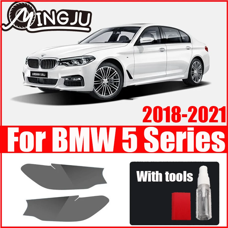 2 Pcs Car Headlight Protective Film Headlamp Transparent TPU Decal Sticker For BMW 5 Series G30 G31 2018 -2020 2021 Accessories 2 Pcs Car Headlight Protective Film Headlamp Transparent TPU Decal Sticker For BMW 5 Series G30 G31 2018 -2020 2021 Accessories
