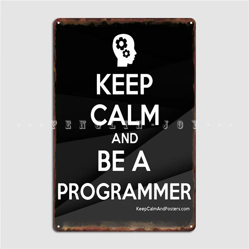 

Programmer Poster Metal Plaque Plaques Printing Pub Garage Wall Pub Tin Sign Posters