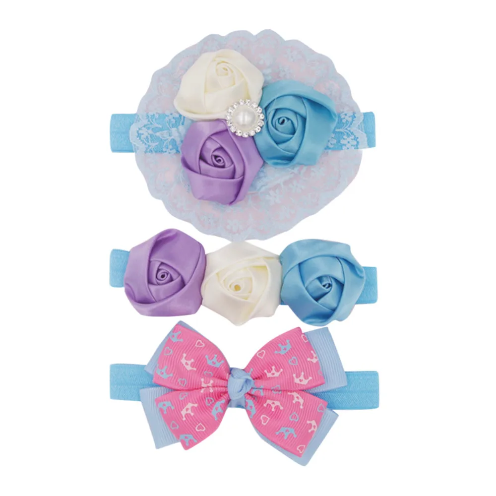 3pcs Baby Girl Headbands Hair Girls Haarband Bowknot Accessories Hairband Set Clothes Bandeau Bebe Fille | Детская одежда и обувь