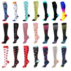 Компрессионные носки кормящих путешествия рюкзак полета для бега Фитнес носки от варикоза вен унисекс напольные носки для бега и велоспорта для медсестры